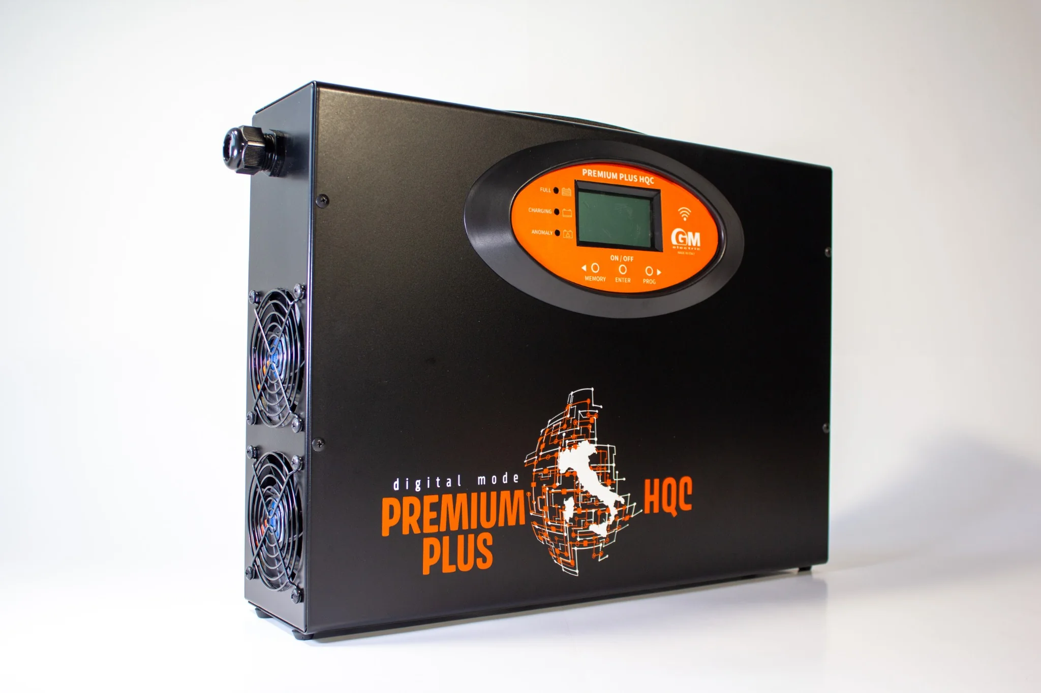 Caricabatterie GM ELECTRIC Premium Plus HQC per la famiglia ad alta frequenza